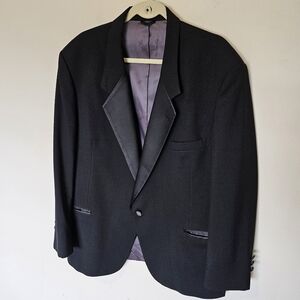 Vintage Christian Dior Tuxedo - Jacket 46R Pants Adjustable 36 to 38 28 Inseam